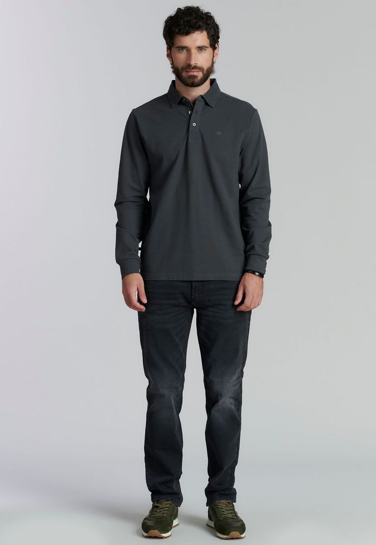 Polera Básica Dakota Fr Graphite-1