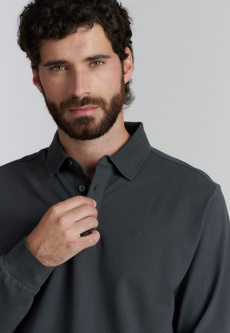 Polera Básica Dakota Fr Graphite-2
