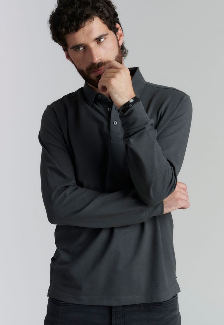 Polera Básica Dakota Fr Graphite-4