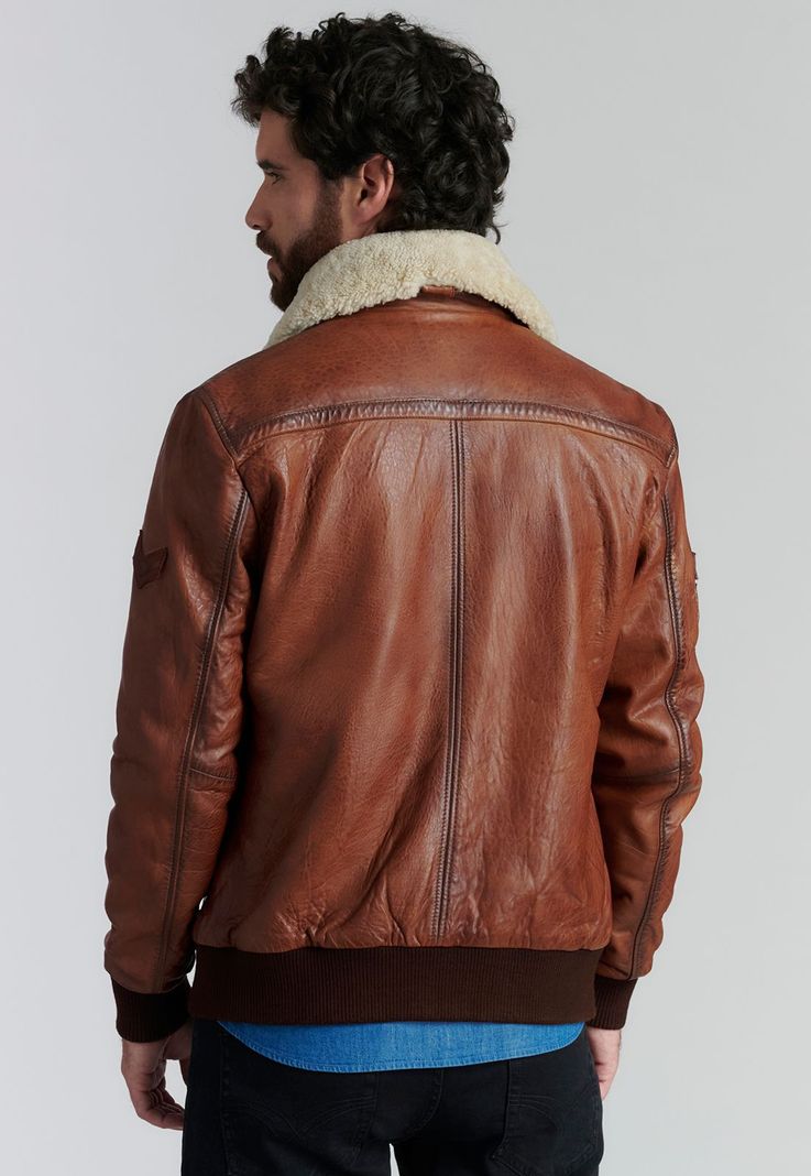 Chaqueta Cuero Arkansas Fr Brown-3