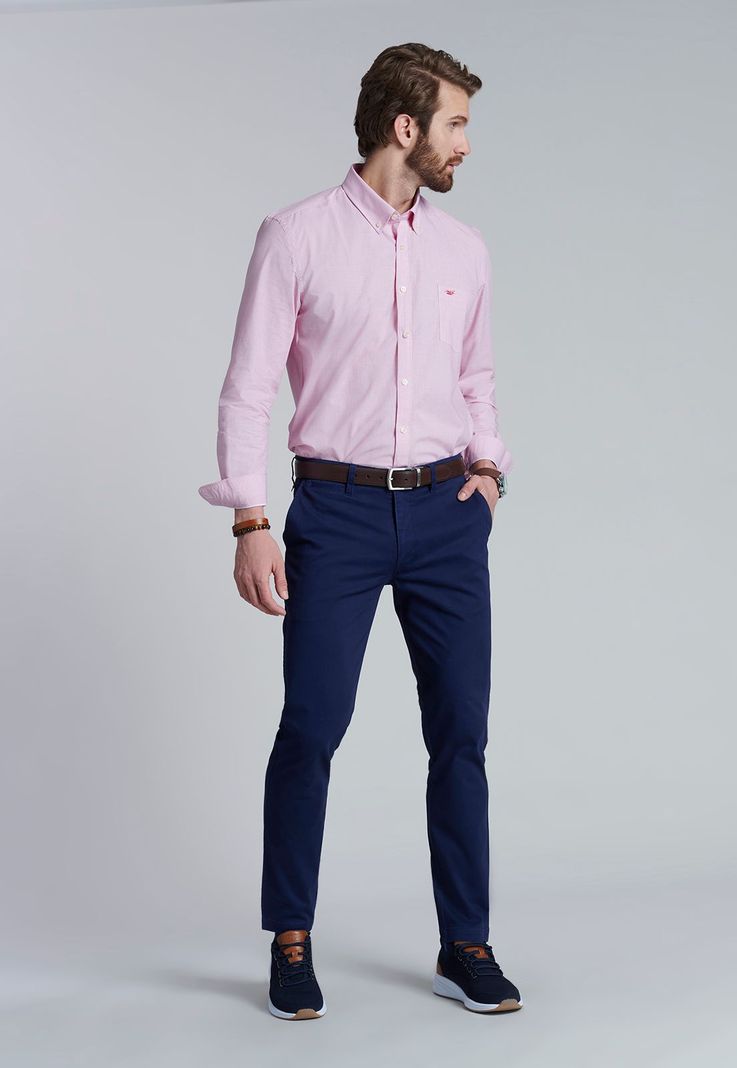Camisa Mini Check Houston Sc Fucsia-1
