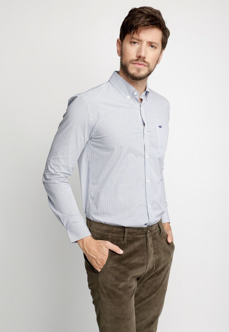 Camisa Smart Casual Parma Coffe-0