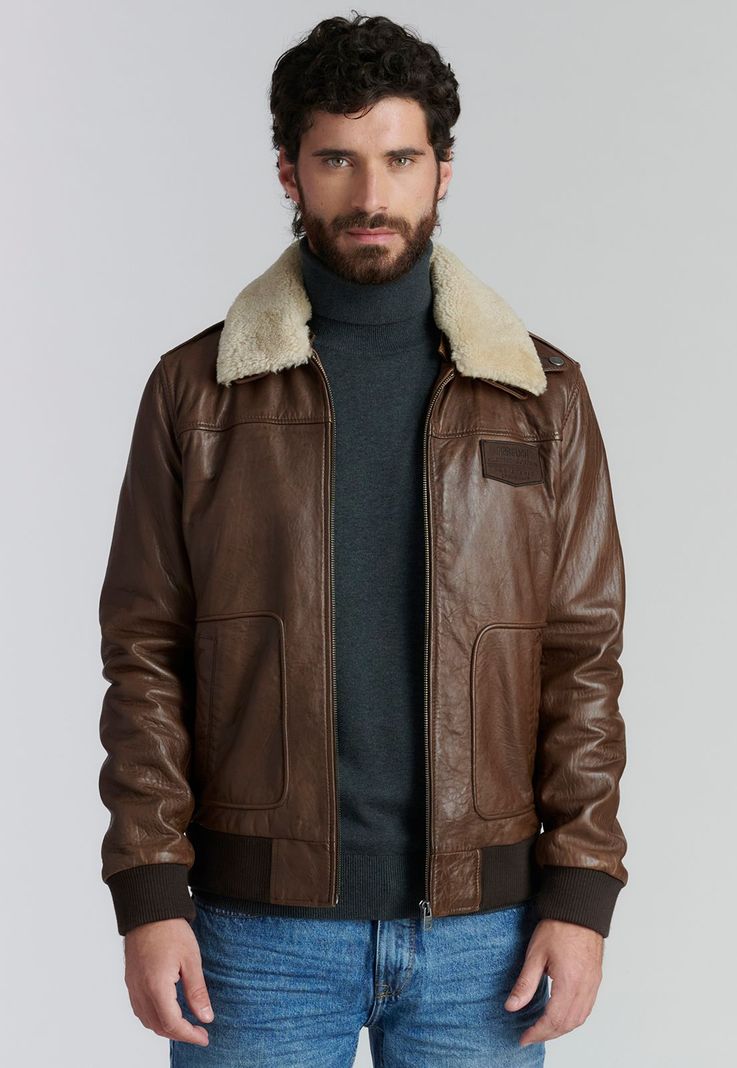 Chaqueta Cuero Montana Fr Brown-0