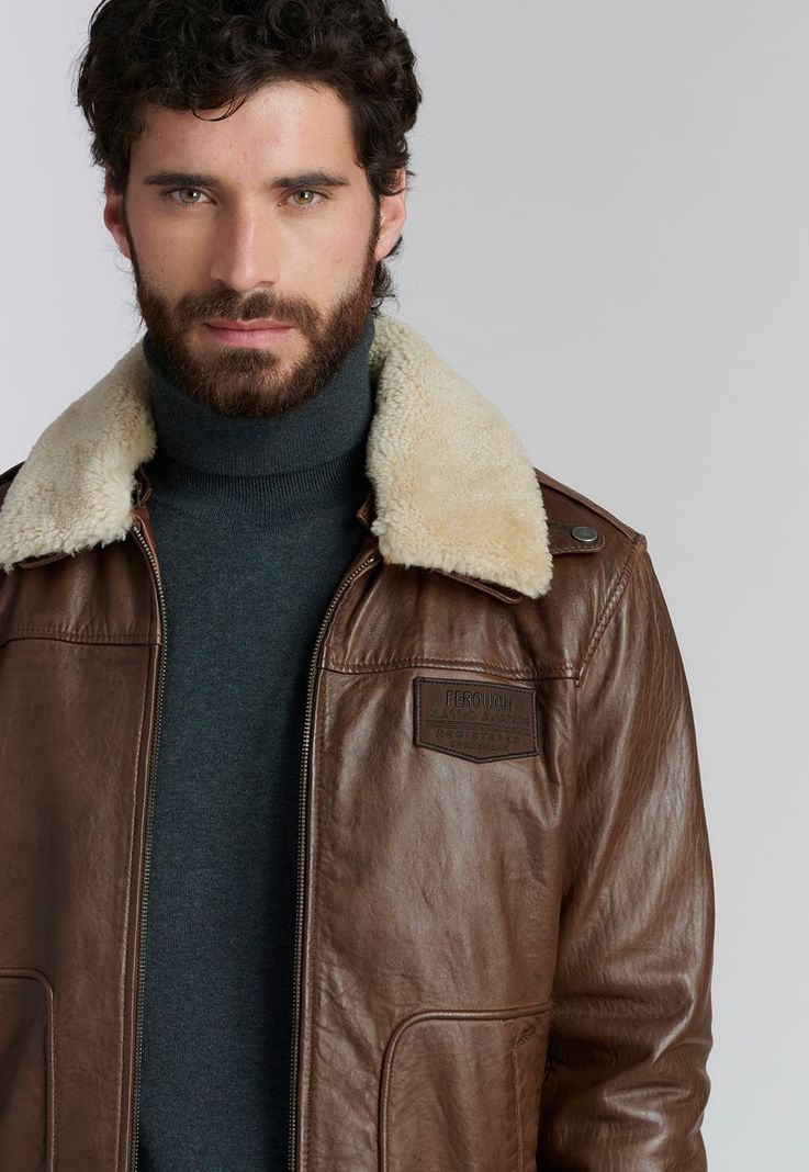 Chaqueta Cuero Montana Fr Brown-2