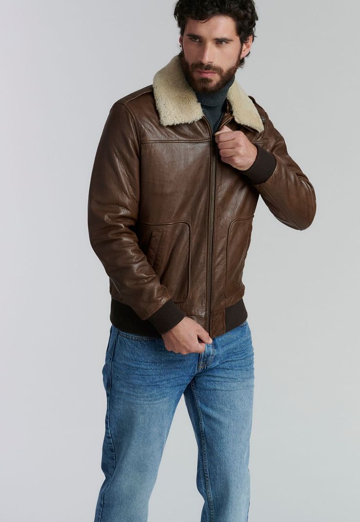 Chaqueta Cuero Montana Fr Brown-4