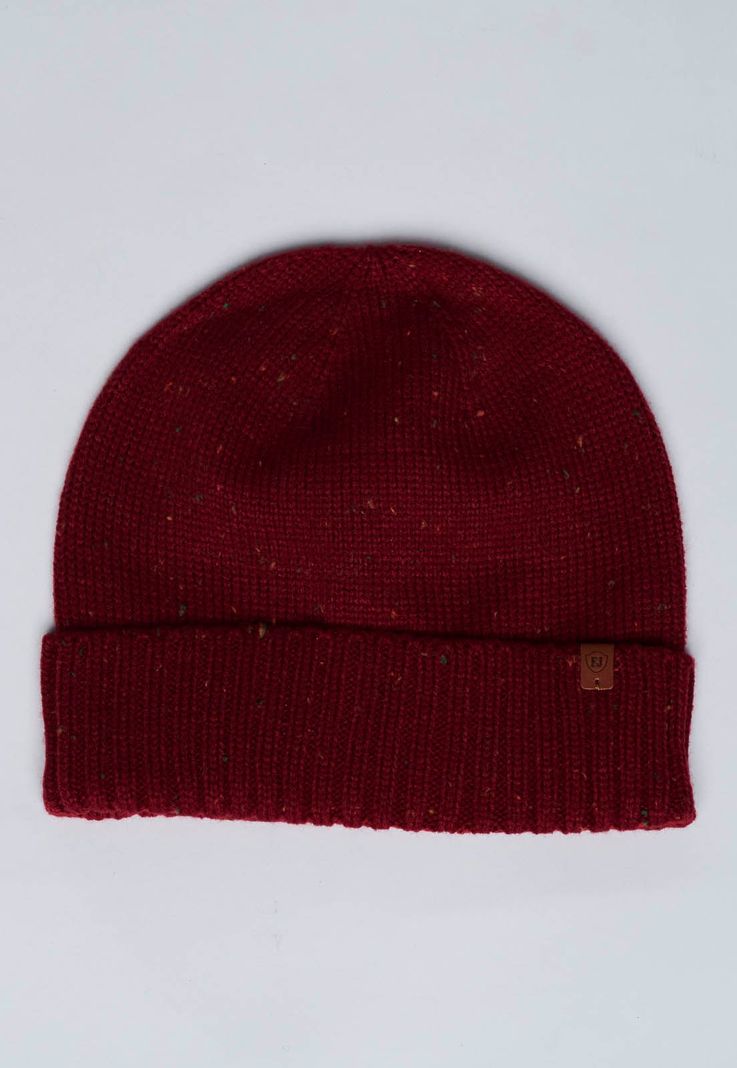 Beanie Jersey Fjs Burgundy Rojo