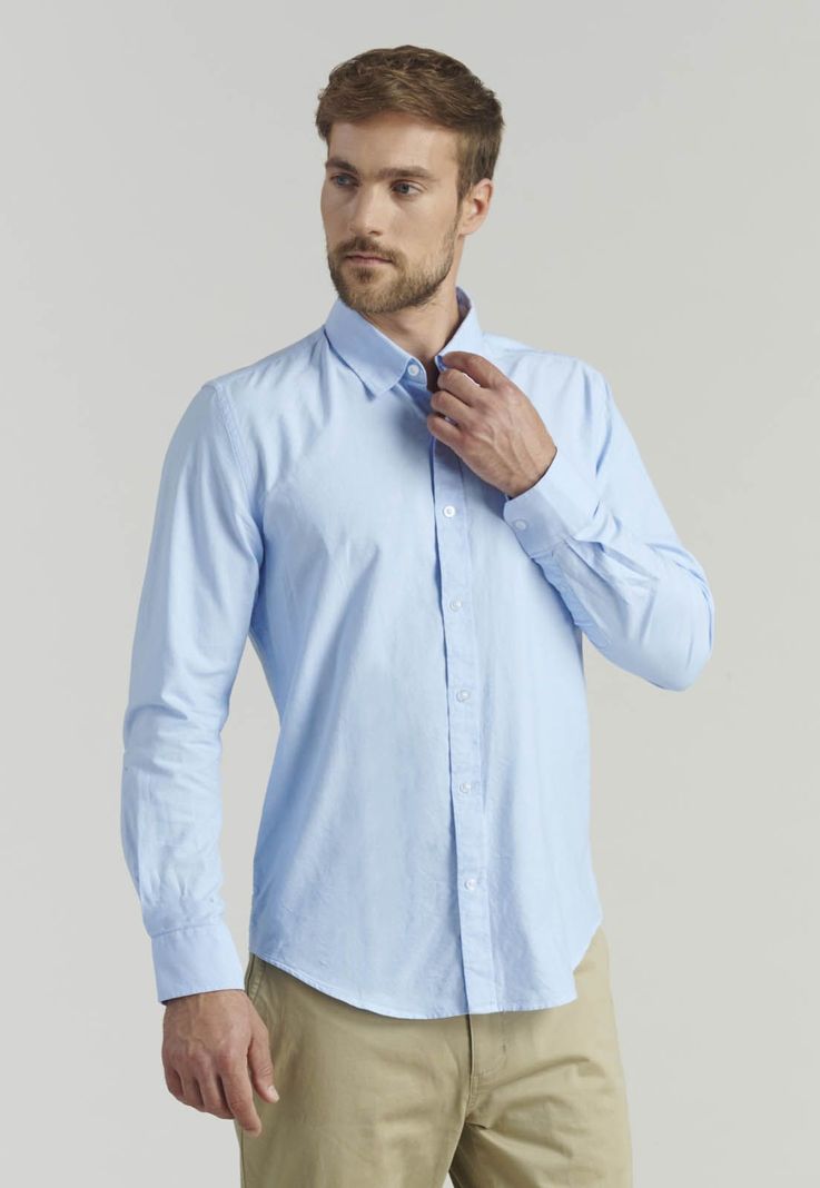 Camisa Sport Oxford Fr Sky-0