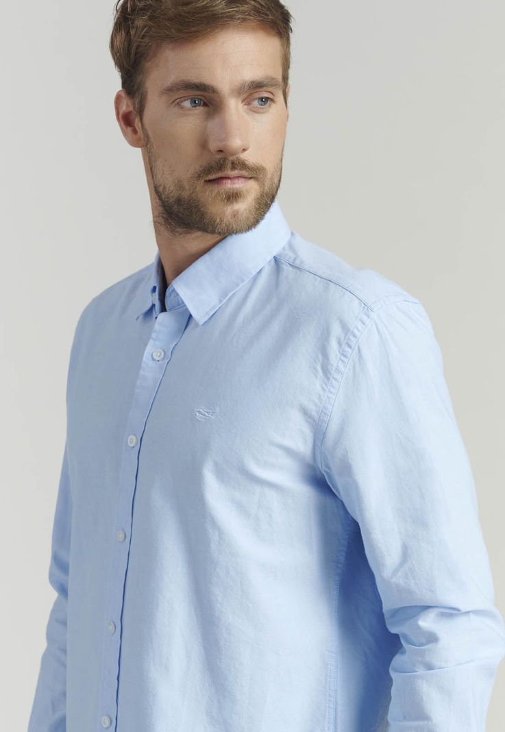 Camisa Sport Oxford Fr Sky-2