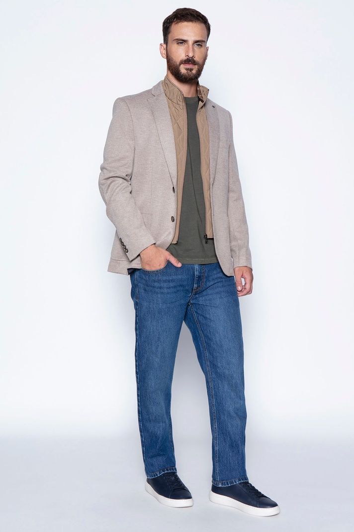 Blazer Knitted Bristol F Beige-3