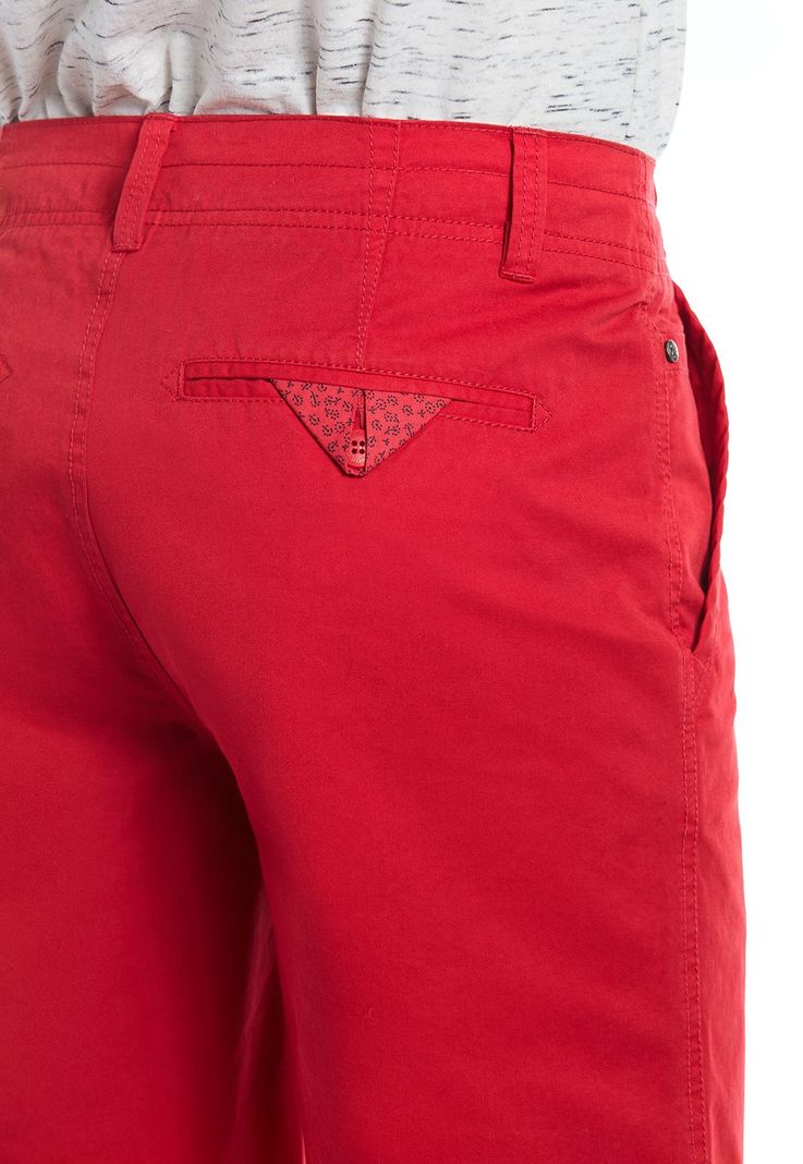 Bermuda Garment Dyed Red-3