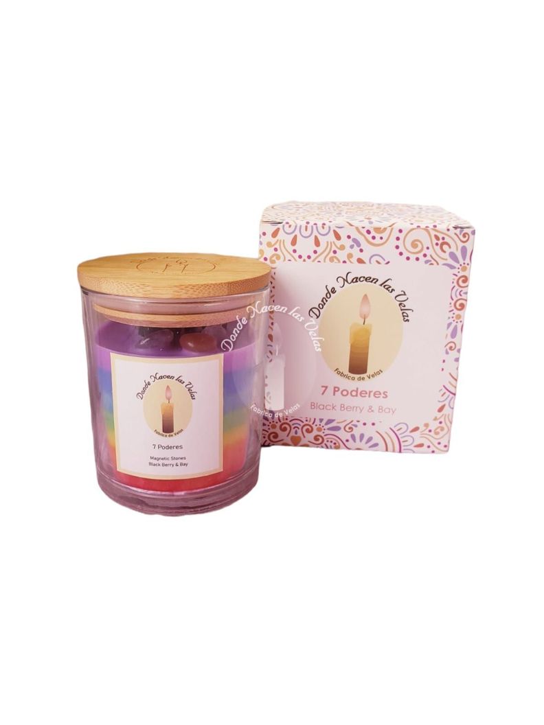      Velas Aromáticas 7 Poderes Con Cuarzos-0