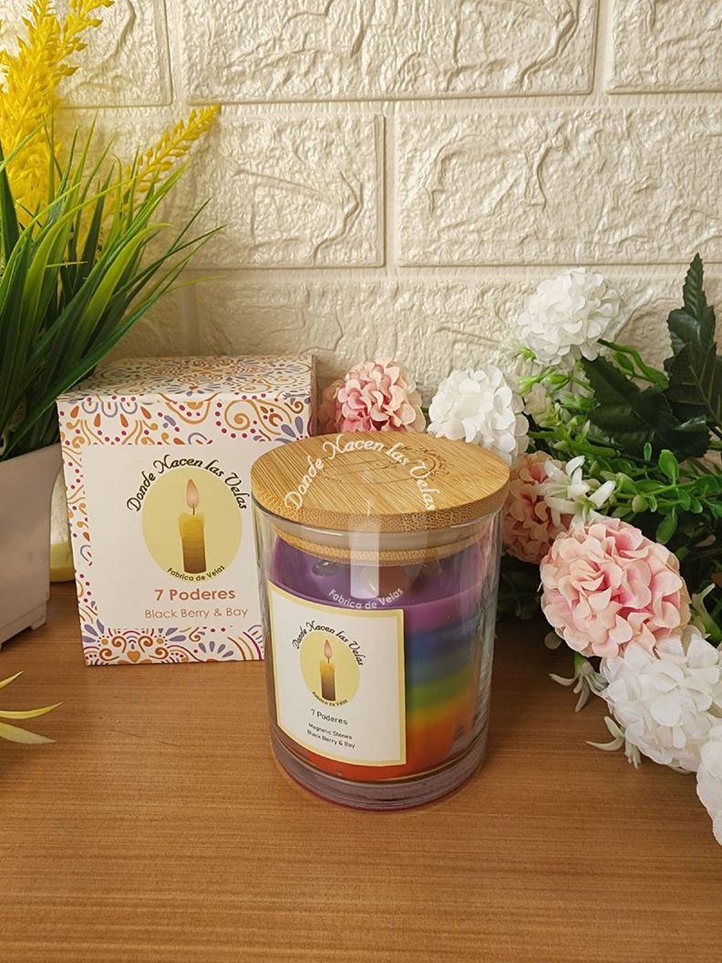      Velas Aromáticas 7 Poderes Con Cuarzos-1