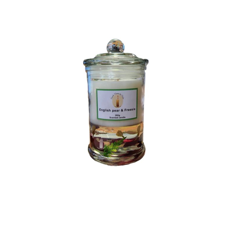 Velas Aromáticas Soya Y Gel, English pear Fresia-0