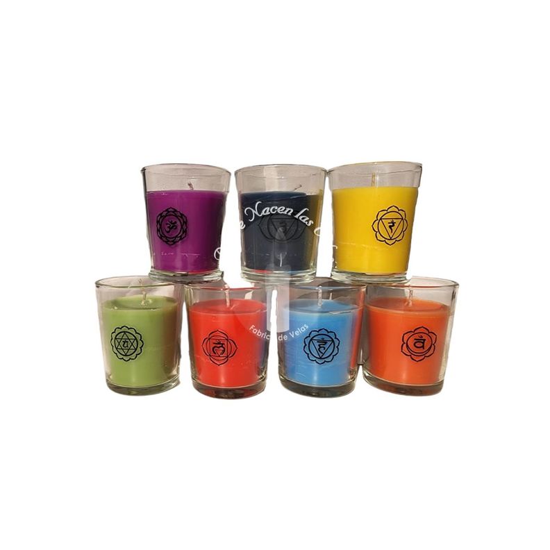 Velas Aromáticas 7 Chakras Caja Negra-1