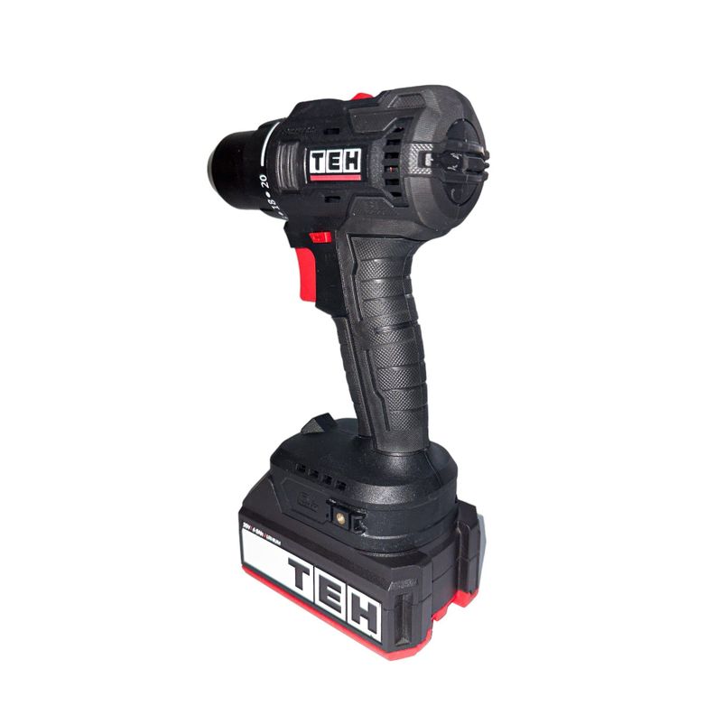 Taladro Inalambrico 20V 50NM + 1 Batería 4.0Ah + Cargador TEHTOOLS-3