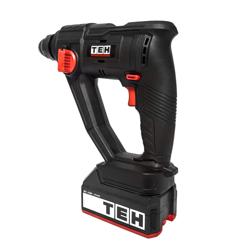 Taladro Martillo Perforador 20V 16MM + 1 Batería + Cargador TEHTOOLS-3