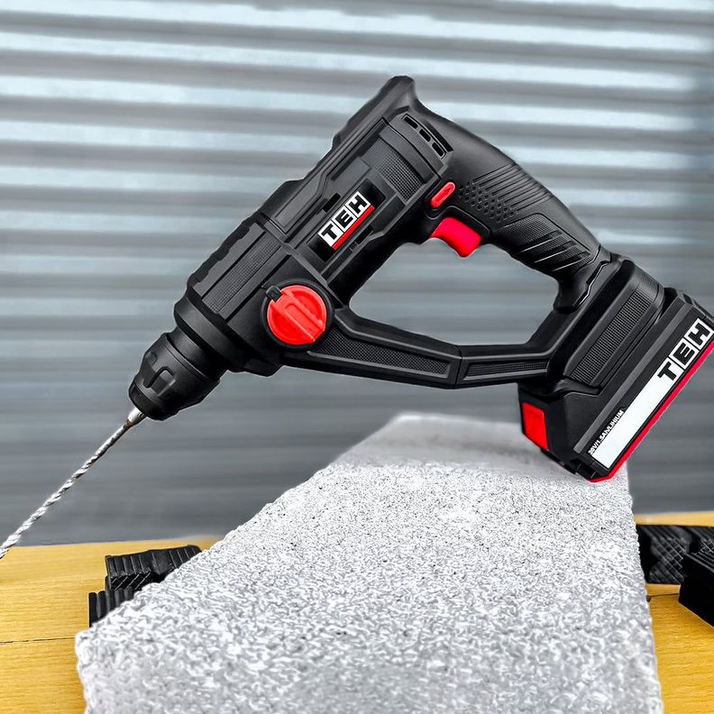Taladro Martillo Perforador 20V 16MM + 1 Batería + Cargador TEHTOOLS-6