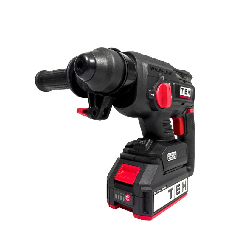 Taladro Martillo Perforador 20V 22MM + 1 Batería 4,0Ah + Cargador TEHTOOLS-2