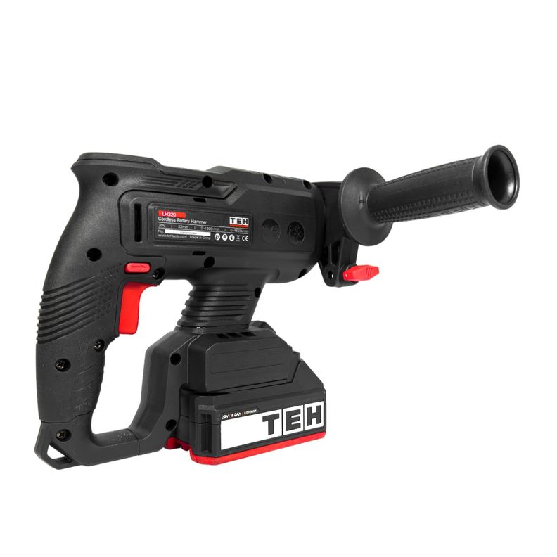 Taladro Martillo Perforador 20V 22MM + 1 Batería 4,0Ah + Cargador TEHTOOLS-3