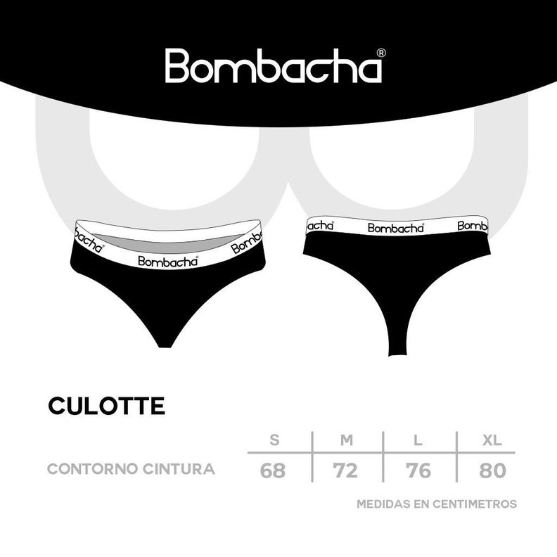 Pack 4 calzón culotte algodón diseños-7