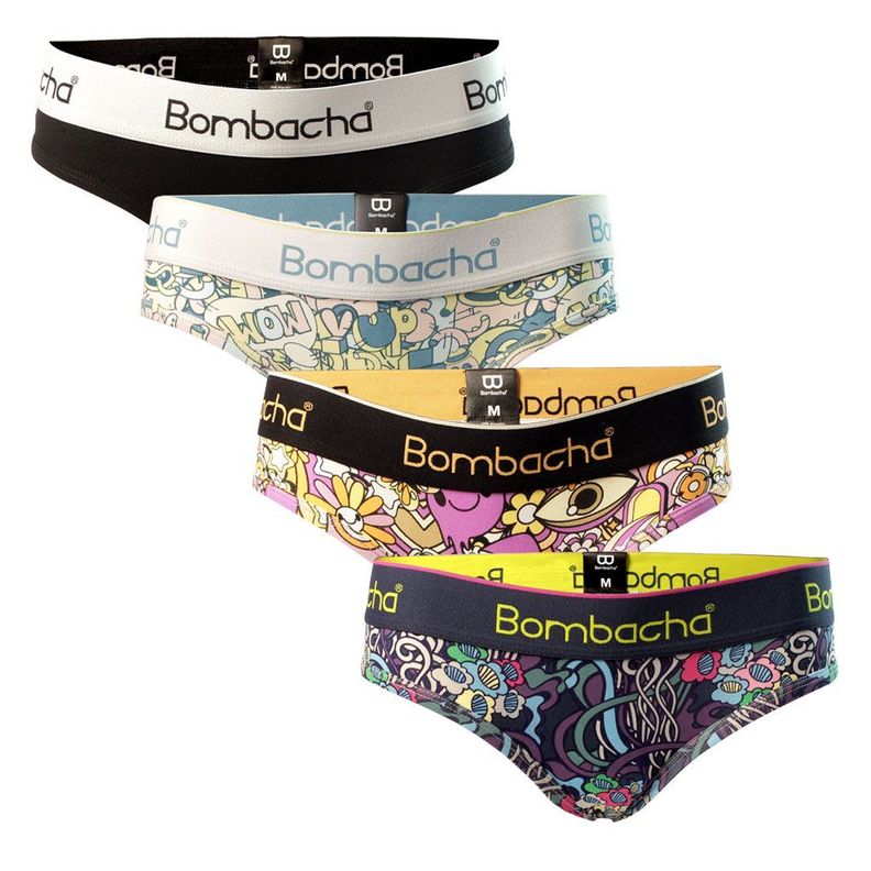 Pack 4 bikinis algodón diseño-0