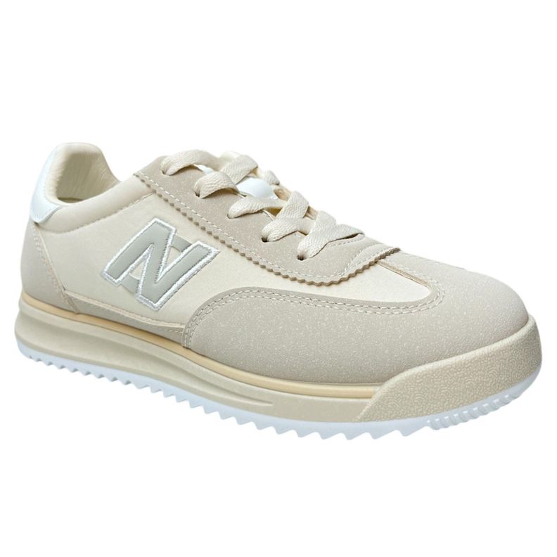 Zapatillas urbanas mujer con gamuza-2