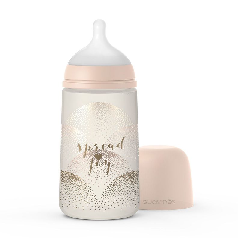 MAMADERA 270 ML TETINA FISIOLOGICA SX PRO SILICONA  JOY HEART BG-1