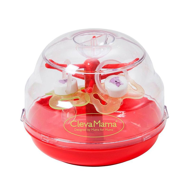 Esterilizador de Chupetes ClevaMama Soother Tree - Rojo-0