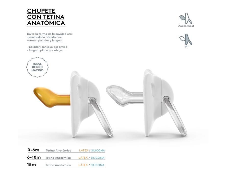 Chupete Cisne con Tetina Anatomica de Silicona 6/18 meses-1