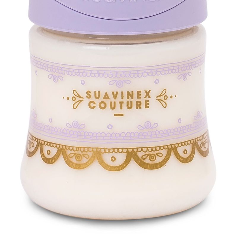 MAMADERA PREMIUM TETINA REDONDA SILICONA 150ML LILA-3