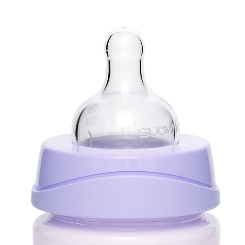 MAMADERA PREMIUM TETINA REDONDA SILICONA 150ML LILA-1