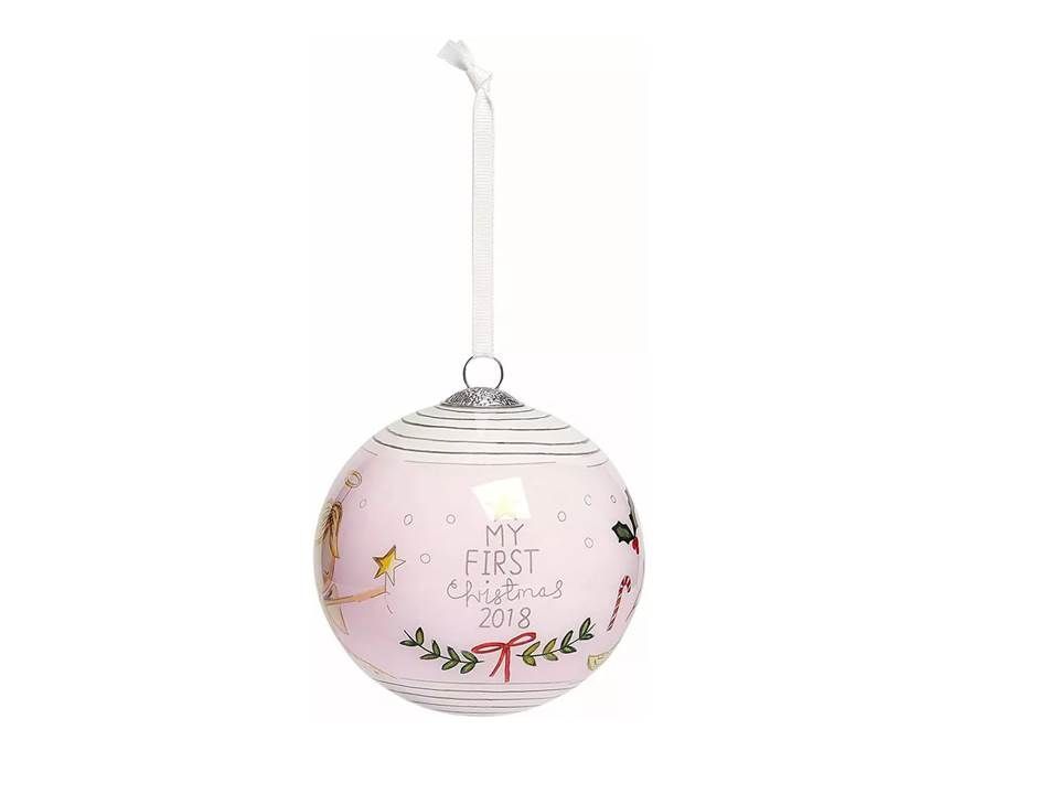 CHRISTMAS BAUBLE - PINK-0