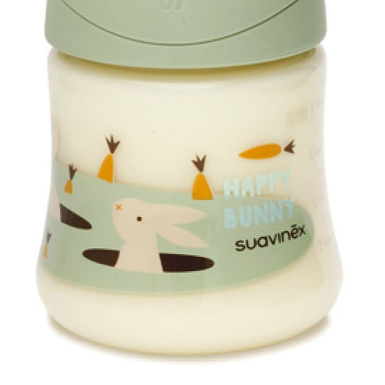 MAMADERA 150 ML TETINA ANATÓMICA LATEX 0-6M BUNNY/VERDE-2