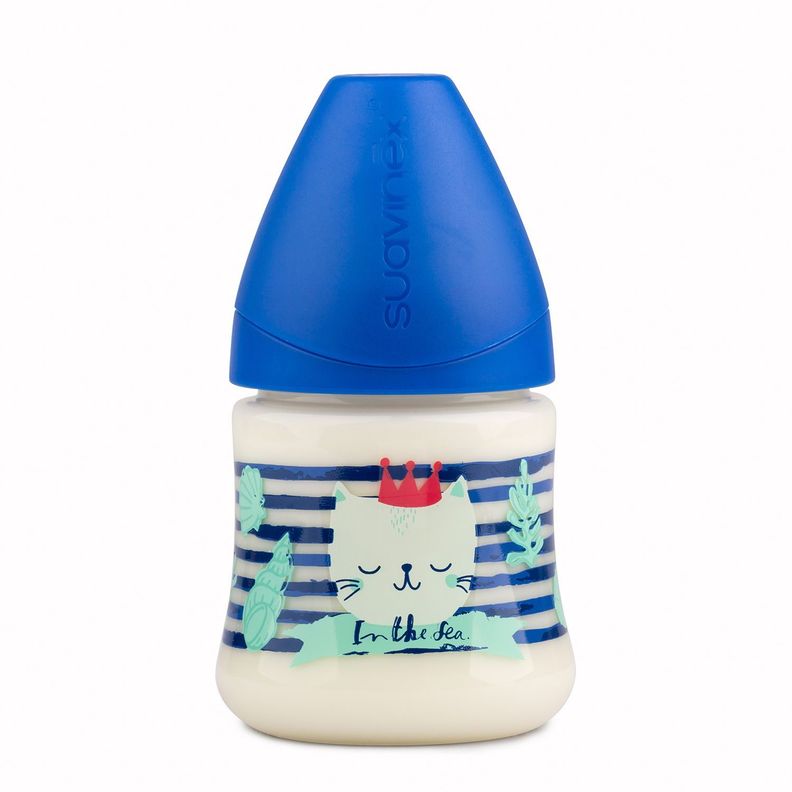MAMADERA 150 ML ANATOMICA SILICONA SEA AZUL-0