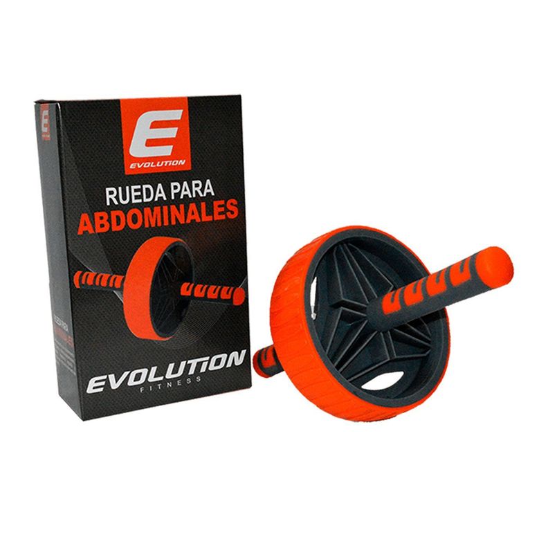 RUEDA ABDOMINAL PLUS NARANJA-0
