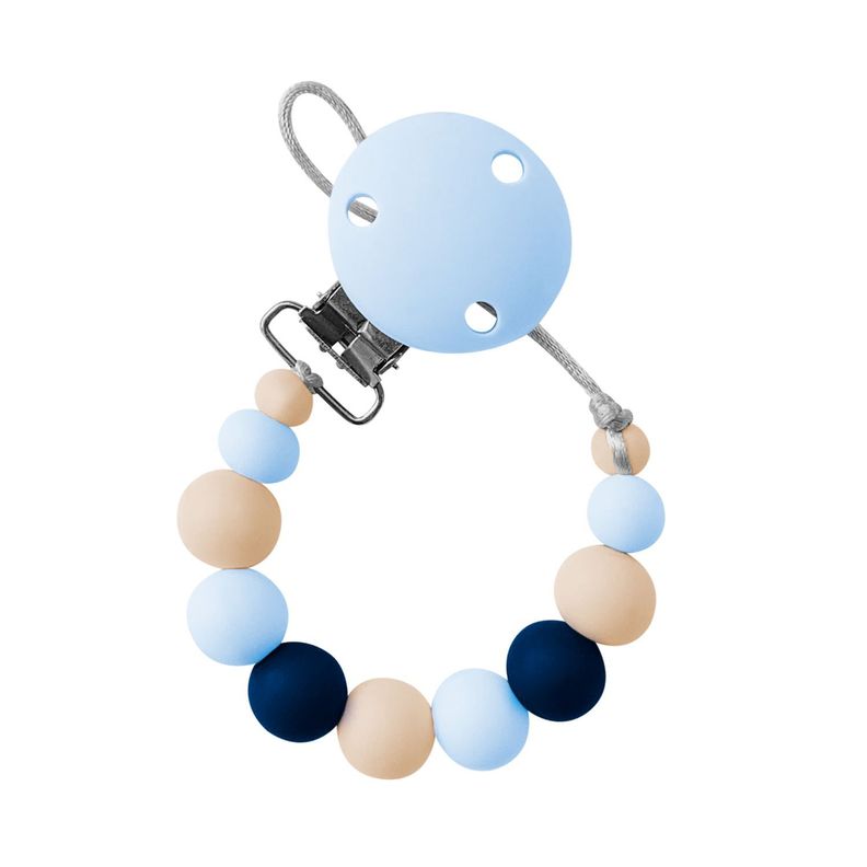 PORTA CHUPETE SILICONA BBPRO CELESTE/AZUL-0