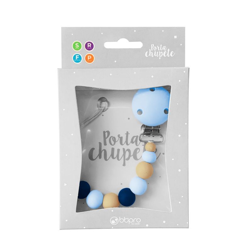 PORTA CHUPETE SILICONA BBPRO CELESTE/AZUL-1