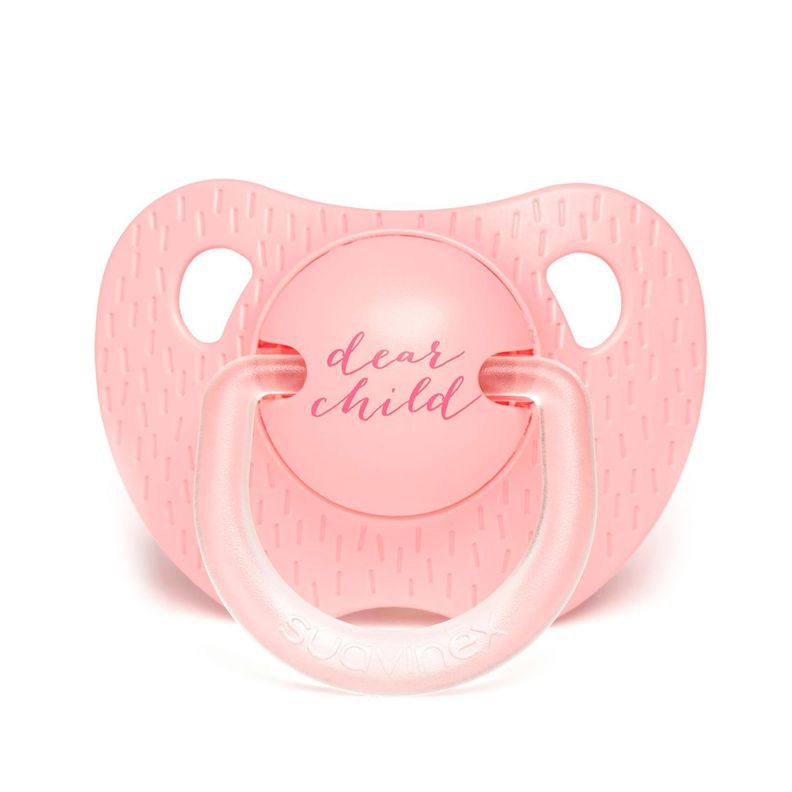Chupete Evolution Rosa Meaningful con Tetina Anatómica de Silicona 6/18 meses-0