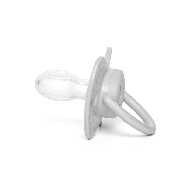 Chupete Premium Gris Hygge con Tetina Fisiológica de Silicona 6/18 meses-1