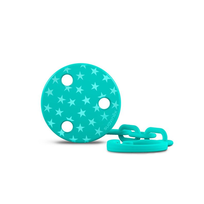 Broche pinza de chupetes +0 meses verde-0