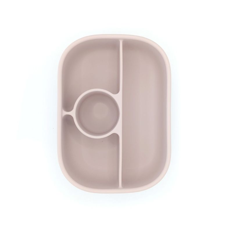 Plato de Silicona con Tapa BBPro: Práctico y Seguro para tu Bebé-3
