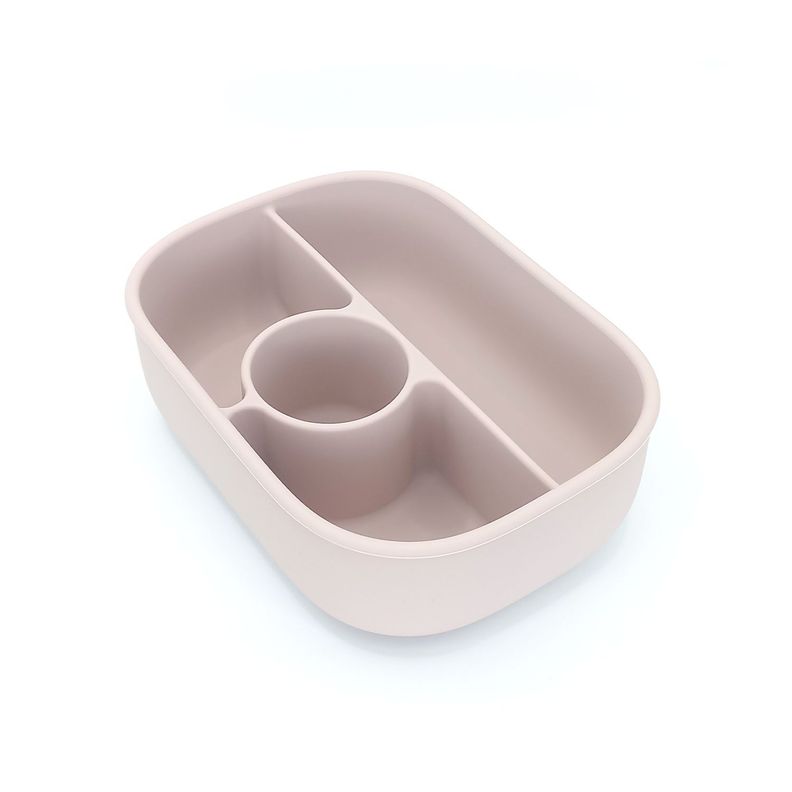 Plato de Silicona con Tapa BBPro: Práctico y Seguro para tu Bebé-5