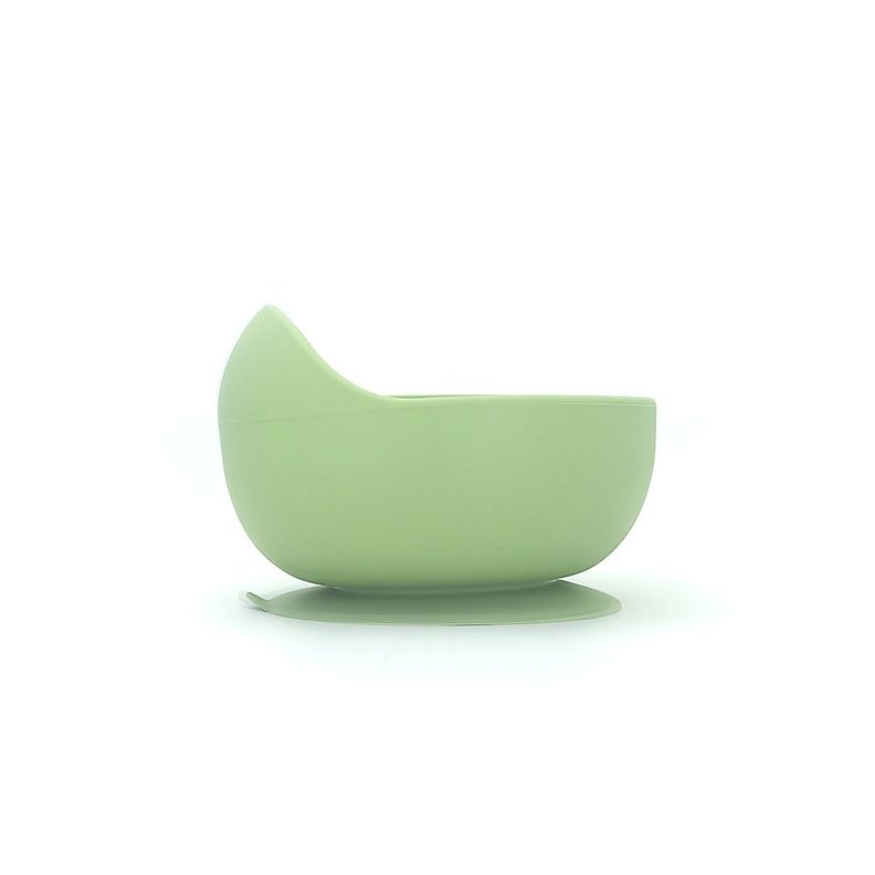 El Set Perfecto para tu Bebé: Plato de Silicona con Cuchara BBPro-1