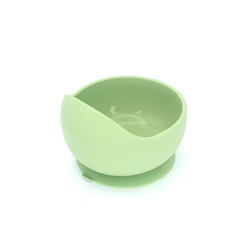 El Set Perfecto para tu Bebé: Plato de Silicona con Cuchara BBPro-3