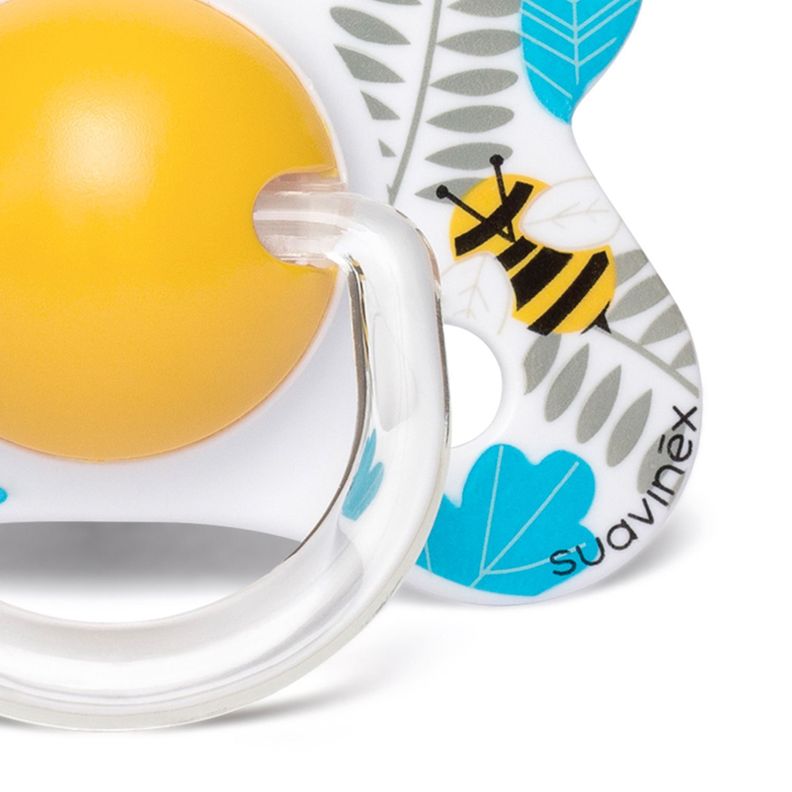 Chupete Fusión Blanco Abeja con Tetina Anatómica de Silicona 4/18 meses-2