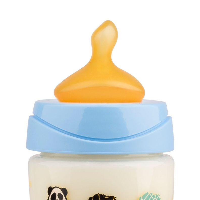 MAMADERA 150 ML ANATOMICA LATEX PANDA AZUL-1