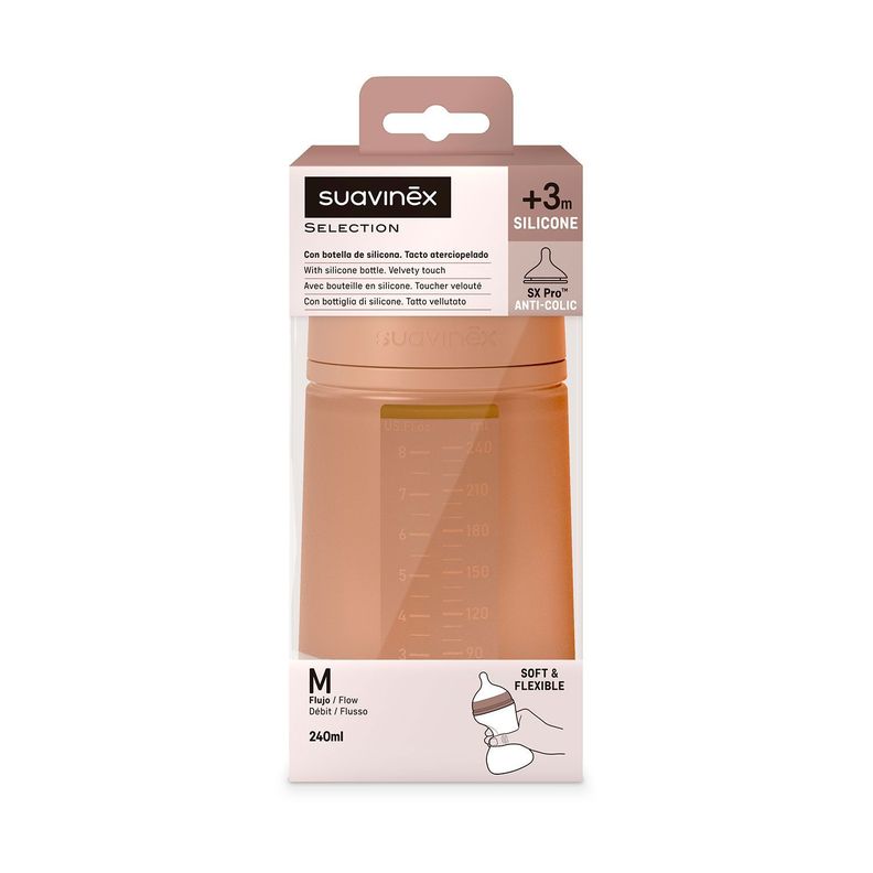 MAMADERA 240 ML SILICONA FISIOLOGICA SX PRO TEJA COLOUR ESSENCE-2