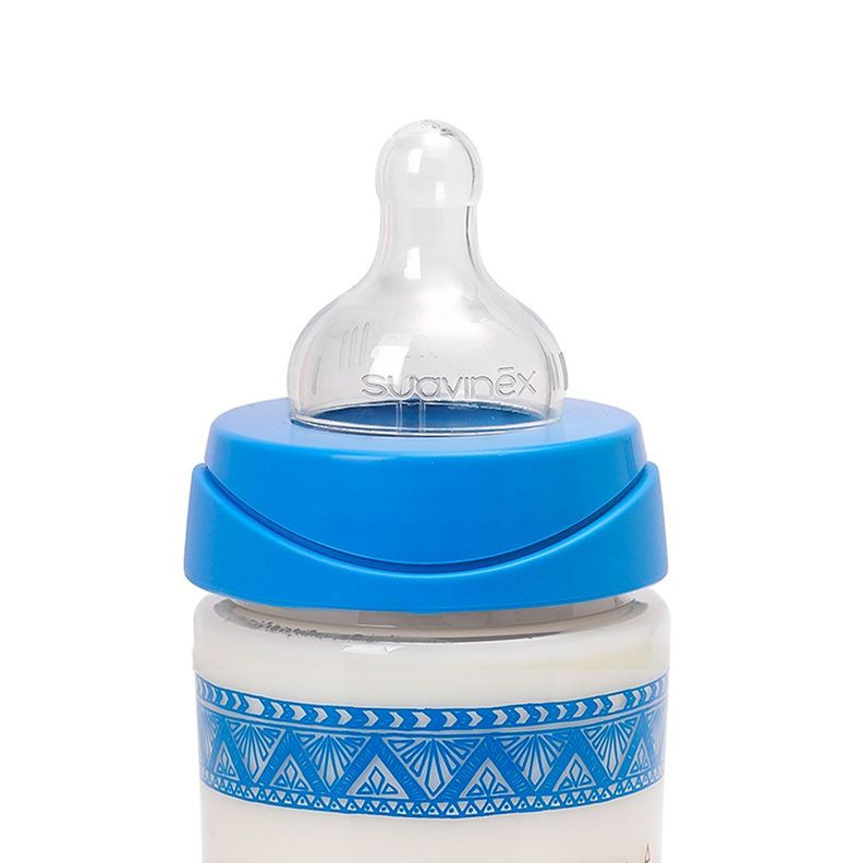 MAMADERA 270ML PREMIUM  3P SIL. AZUL-1