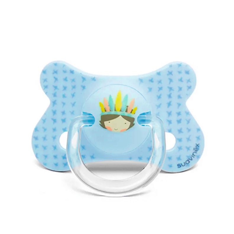 CHUPETE FUSION ANATOMICO SILICONA +4M - 18 MESES INDIO AZUL-0