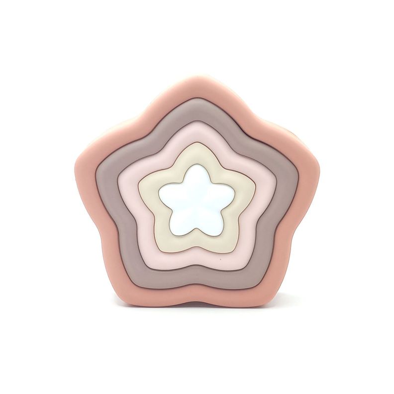 Juego de Encaje Estrella BBPro: Diversion y Aprendizaje en Silicona